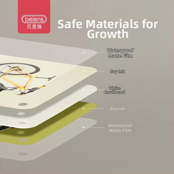 Beiens akių vystymosi kortelės kūdikiams ankstyvajai edukacijai (0–3 m.); medžiaga: popierius; įpakavimas: dėžutė; prekės ženklas: Beiens.