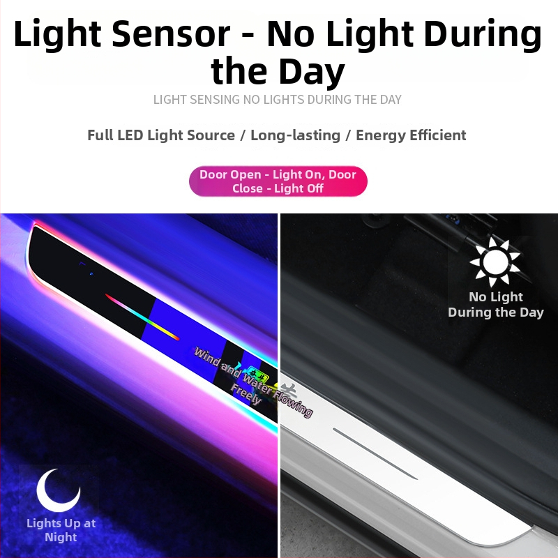 Bangwei LED prahové lišty pre Hyundai Elantra (špeciálny automobil) – Materiál: Iné; Aplikovateľné modely: Špeciálny automobil