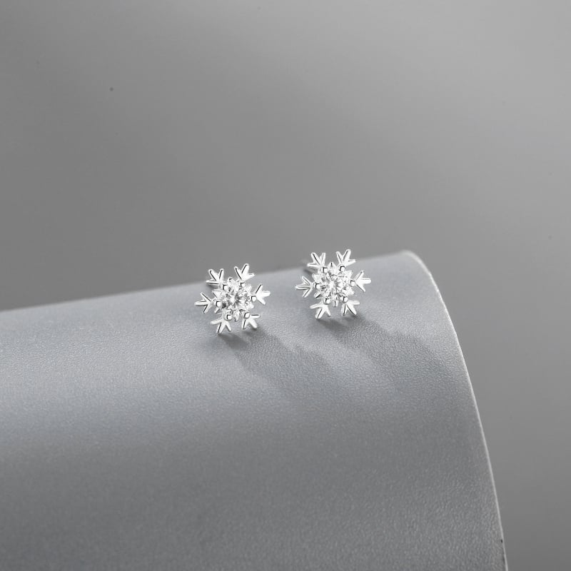 Cercei din argint S999, în formă de ful, pentru femei, cu accent de diamant, stil minimalist, confort la purtare pe timpul nopții