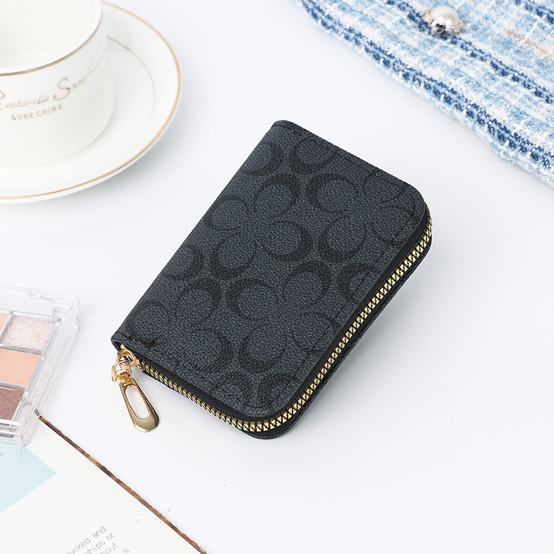 Morina Portofel pentru carduri din PVC cu compartimente multiple, capacitate mare, protecție împotriva furtului, căptușeală din poliester, Primăvara 2025