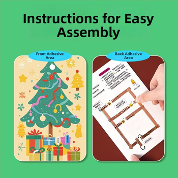 Kit DIY Circuit pe hârtie magic: Jucărie din hârtie, Experiment științific educațional, Felicitare luminosă, Vârsta 14+