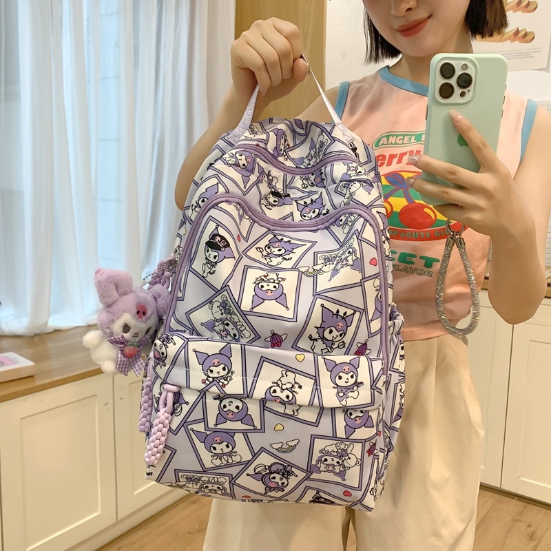Rucsac unisex cu capacitate mare pentru școală și drumeții, model imprimat, compatibil cu laptop de 14 inch, 20–35 L
