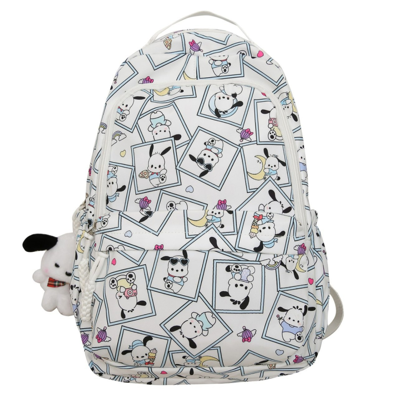 Rucsac unisex cu capacitate mare pentru școală și drumeții, model imprimat, compatibil cu laptop de 14 inch, 20–35 L
