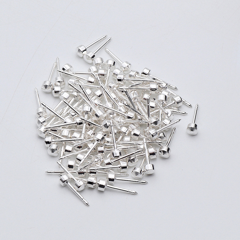 Cercei pentru piercing cu placare argintie, ace din oțel inoxidabil, stil animale/zodii, cercei