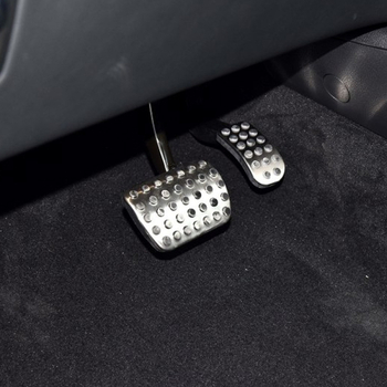 Kit de modificare a pedalei pentru accelerație și frână – AMP-Z oțel inoxidabil, compatibil cu Mercedes-Benz Vito/V-Class/V260/Viano, transmisie automată