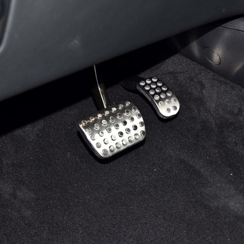 Kit de modificare a pedalei pentru accelerație și frână – AMP-Z oțel inoxidabil, compatibil cu Mercedes-Benz Vito/V-Class/V260/Viano, transmisie automată