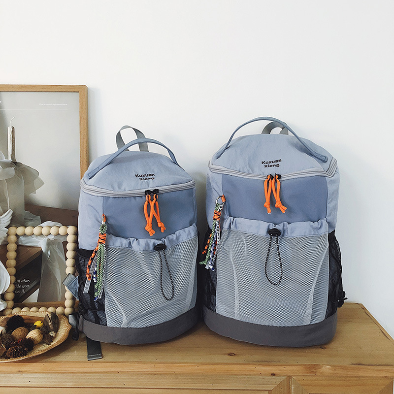 Rucsac din nylon, rezistent la uzură, compatibil cu laptop de 15 inch, bretea curbată, capacitate sub 20 L, vară 2025