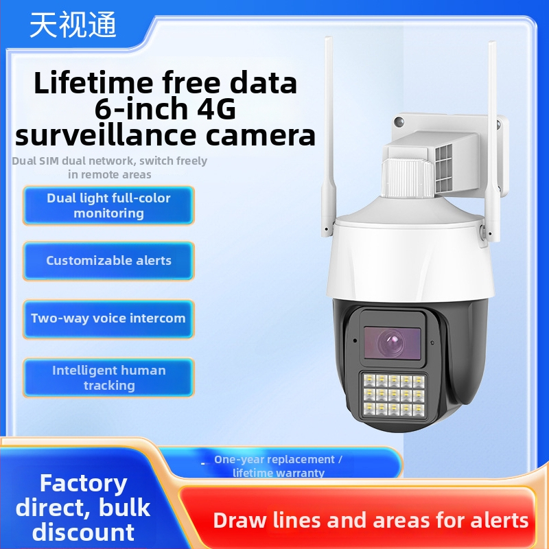 Cameră WiFi cloud pentru interior/exterior – iluminare minimă 0,05, interval de temperatură -25°C până la +60°C, alimentare 12V