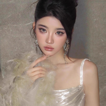 Cercei cerc geometric cu ciucuri – aliaj, știfturi din oțel inoxidabil, finisaj electroplacare, Yiwei Studio