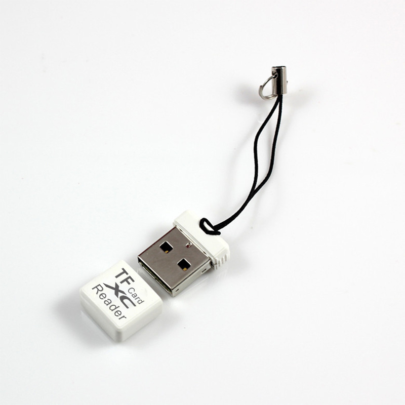 TF čitač kartica USB 2.0 Mini (USB 2.0 sučelje; podrška TF kartica; vanjska instalacija; Windows 7 kompatibilnost; mini oblik)