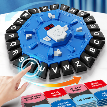 Abecedna igra s karticama riječi — plastična, multiplayer, edukativna i interaktivna društvena igra za sve uzraste