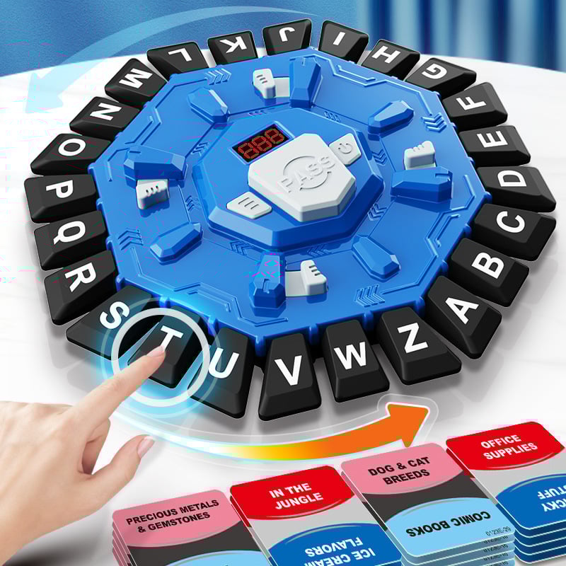 Abecedna igra s karticama riječi — plastična, multiplayer, edukativna i interaktivna društvena igra za sve uzraste