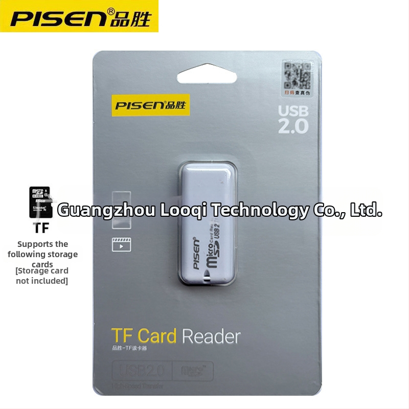 Pisen TF čítačka kariet USB 2.0 – Micro SD/TF karty, kompatibilný s Windows 7