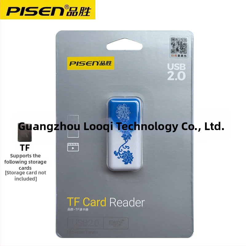 Pisen TF čítačka kariet USB 2.0 – Micro SD/TF karty, kompatibilný s Windows 7