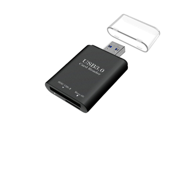 Cititor USB 3.0 pentru carduri – Model YX-7010B; suportă SD/SDHC/TF/MicroSD; exterior; compatibil cu toate sistemele de operare
