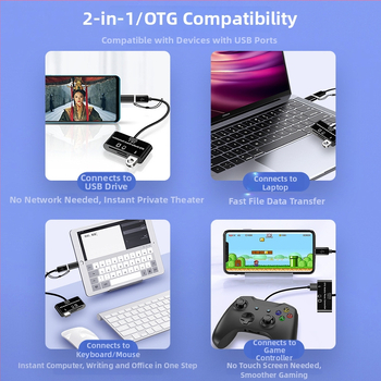 USB 3.0 čítačka kariet s USB-C OTG pre Android telefóny (USB 3.0 rozhranie, SD/SDHC/TF karty, USB-C OTG, Android kompatibilné)