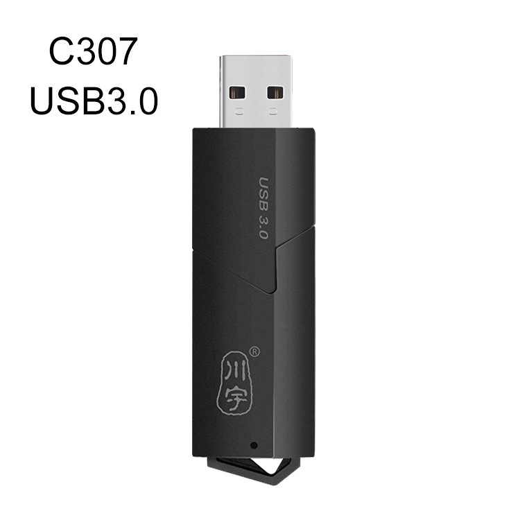 USB 3.0 čitač kartica za microSD/TF/SD — vanjski, plastični, model Chuanyu C307