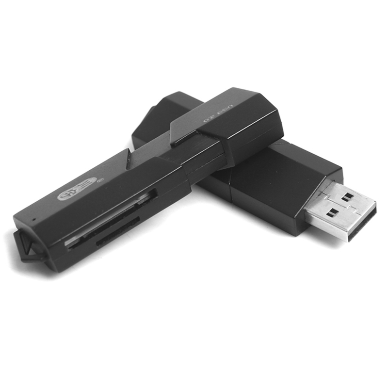 USB 3.0 čitač kartica za microSD/TF/SD — vanjski, plastični, model Chuanyu C307