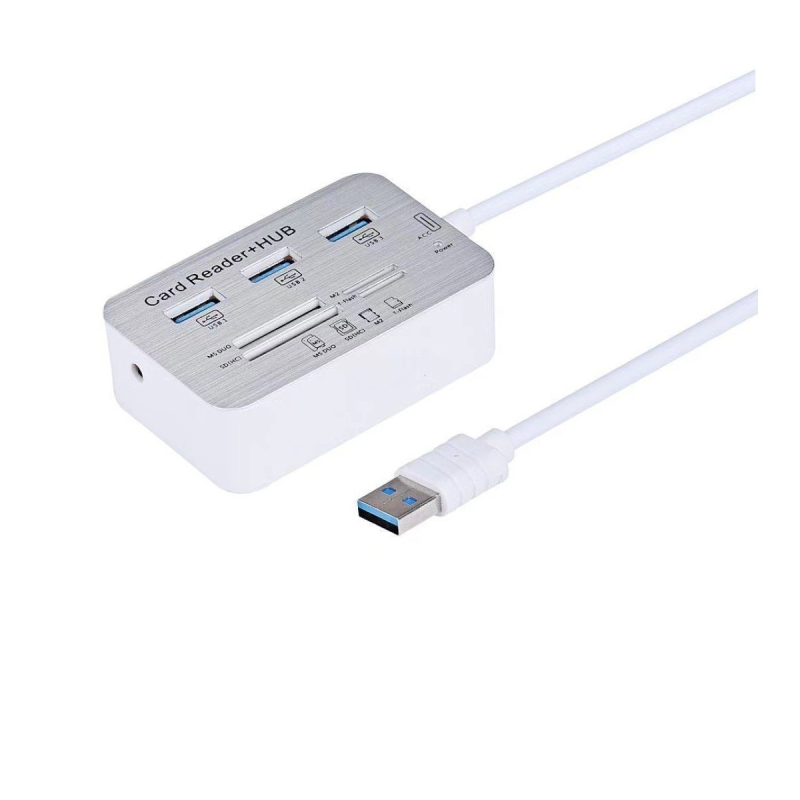 USB 3.0 čitač kartica i hub uz podršku MS/SD/M2/TF (Model USBX3+MS+SD+M2+TF)