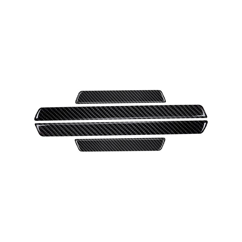 Protecție prag ușă auto din fibră de carbon – autocolant, anti-zgârieturi, decor interior pentru modificări