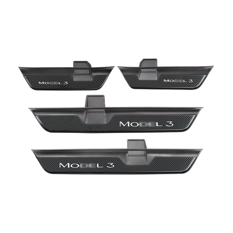 Tesla Model 3 Magnetni senzor od nehrđajućeg čelika – prag vrata i pedala dobrodošlice (Materijal: Nehrđajući čelik; Model: Tesla Model 3 Obnovljena verzija; Transmisija: Automatska; Senzor: Magnetni)