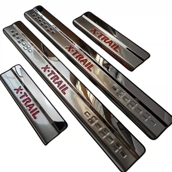 Dekoratyvinė slenksčio juosta Nissan X-Trail (2014-2021) – nerūdijantis plienas, LB/lyboss