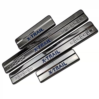 Dekoratyvinė slenksčio juosta Nissan X-Trail (2014-2021) – nerūdijantis plienas, LB/lyboss