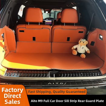 Protecție prag ușă din oțel inoxidabil pentru AITO M9, plăci de protecție interioare și exterioare, anti-scratch, pentru modelele 2024-2025