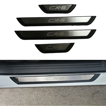 Mazda CX-5 (2017–2024) műanyag ajtó küszöbök – dekoratív belépő pedál, modell 122801l, Che Anchi