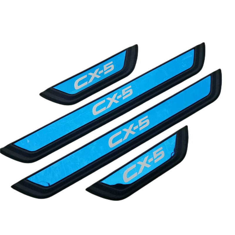 Mazda CX-5 (2017–2024) műanyag ajtó küszöbök – dekoratív belépő pedál, modell 122801l, Che Anchi