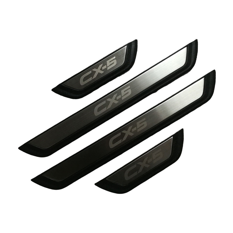 Mazda CX-5 (2017–2024) műanyag ajtó küszöbök – dekoratív belépő pedál, modell 122801l, Che Anchi