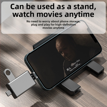 OTG čítačka kariet – USB 2.0, podpora SD/TF kariet, Type-C/Android/Apple kompatibilita, prenosný externý čítač