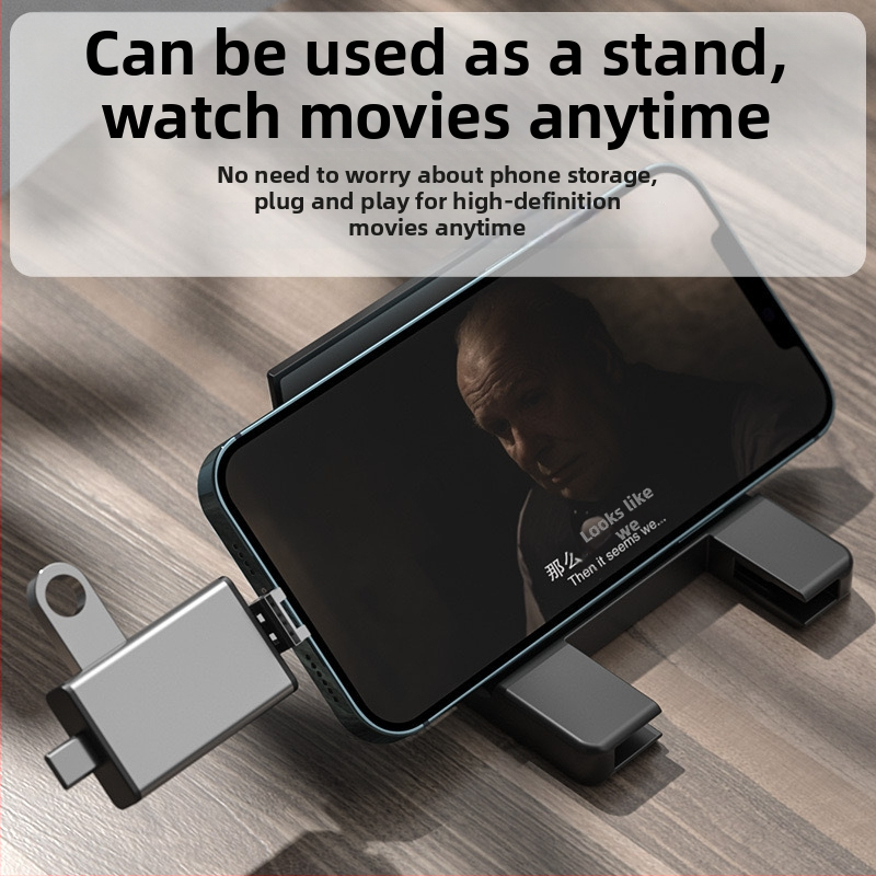 OTG čítačka kariet – USB 2.0, podpora SD/TF kariet, Type-C/Android/Apple kompatibilita, prenosný externý čítač