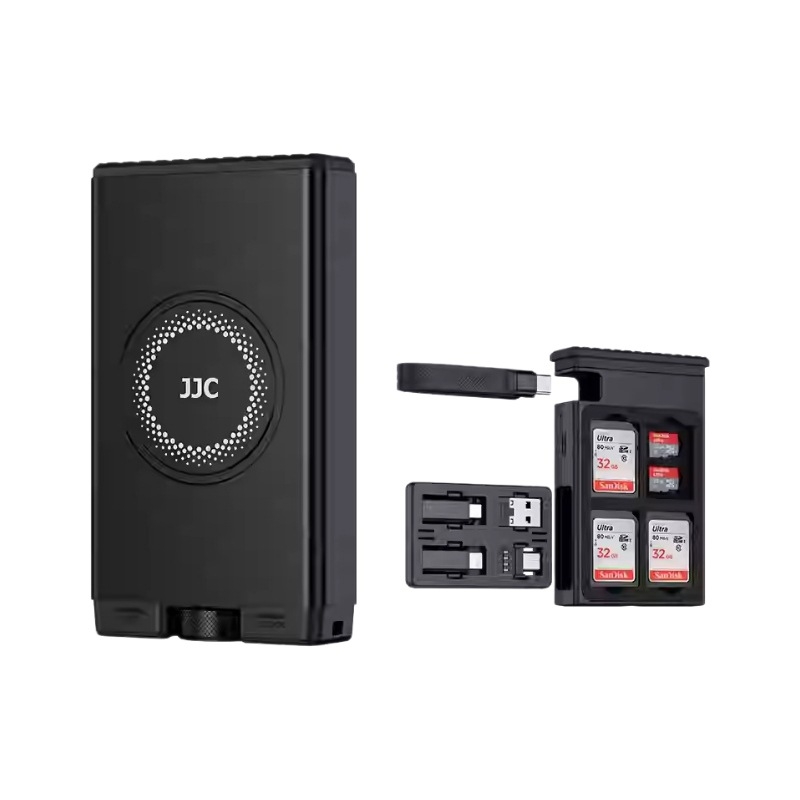 JJC MFCC-1 USB-C čitač kartica, USB 3.1 Gen2 visoke brzine, podržava SD, TF i MicroSD, metalno + ABS kućište