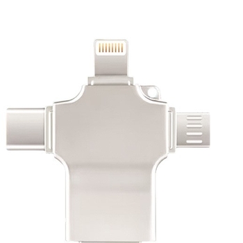 OTG USB-C 3-σε-1 προσαρμογέας για Android τηλέφωνα, εξωτερικός USB δίσκος και αναγνώστης καρτών