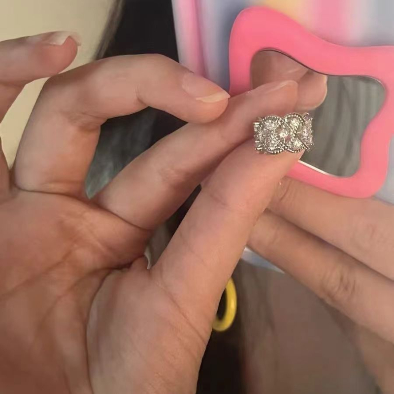 Clipuri de urechi din cupru, stil coreean pentru femei, în formă de U, cu diamante, placare electrolitică