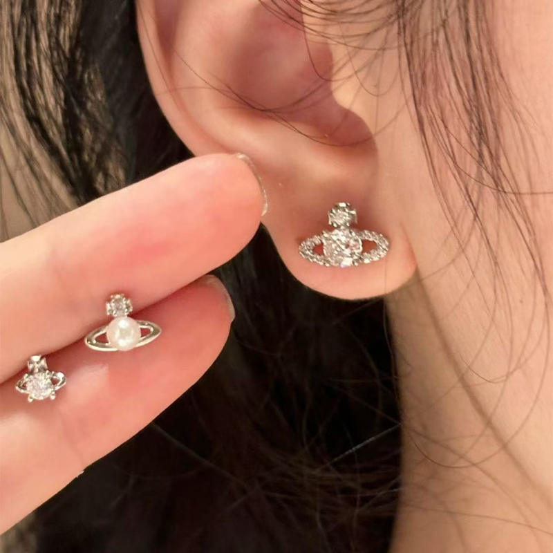 Cercei – set din trei piese din aliaj, Naughty Jewelry, placare electrolitică