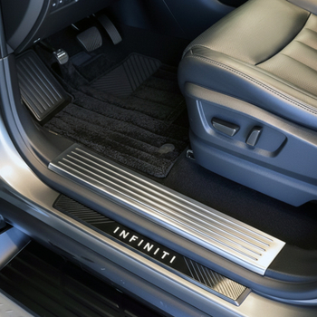 Unutarnje pragove i pedale dobrodošlice za Infiniti QX80 (25 modela) – nehrđajući čelik; ljepilo za montažu