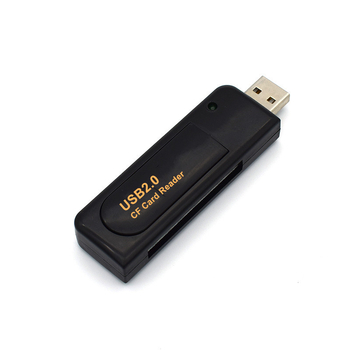 Cititor CF pentru carduri USB 2.0 — Model C201, Montaj extern, Suport CF, Carcasă ignifugă