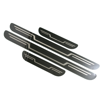 Prag de ușă din oțel inoxidabil universal, compatibil cu VW, Hyundai, Nissan și Toyota