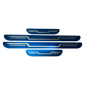 Prag de ușă din oțel inoxidabil universal, compatibil cu VW, Hyundai, Nissan și Toyota