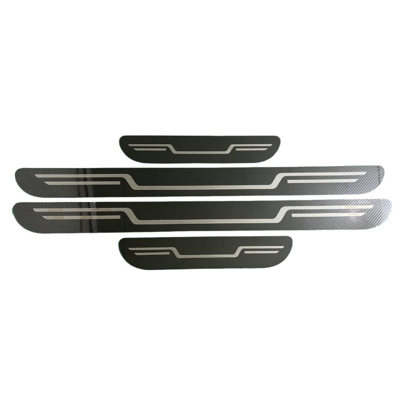 Prag de ușă din oțel inoxidabil universal, compatibil cu VW, Hyundai, Nissan și Toyota