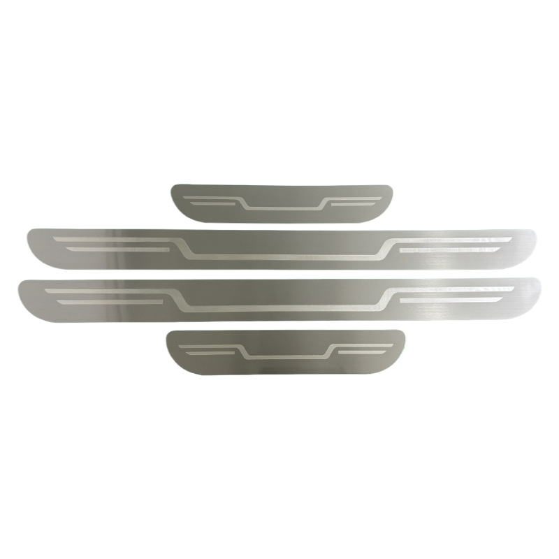 Prag de ușă din oțel inoxidabil universal, compatibil cu VW, Hyundai, Nissan și Toyota