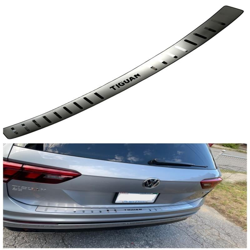 Placă prag portbagaj din oțel inoxidabil pentru VW Tiguan L (2017–2021) – decor posterior portbagaj
