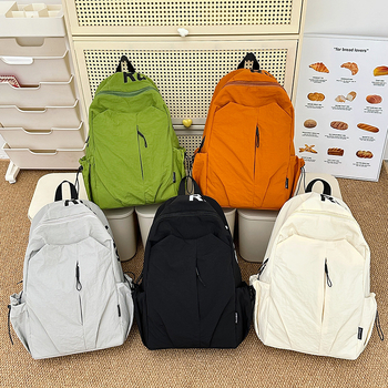 Rucsac unisex din nylon, impermeabil, capacitate 20–35 L, pentru laptop de 15 inch, bretele cu pernă de aer