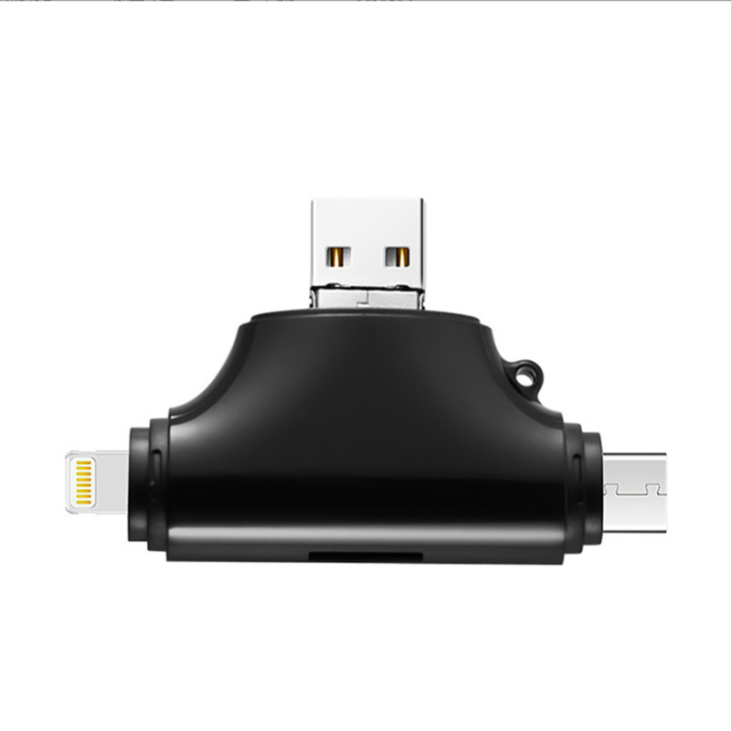 OTG Apple Αναγνώστης Καρτών, Τετραπλής Λειτουργίας TF Κάρτας για Συσκευές Apple Type-C (USB 2.0)