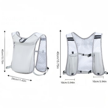 Planinski ruksak s reflektirajućim trakama – prozračan, vodootporan, ultralak, džep za bocu i mobitel