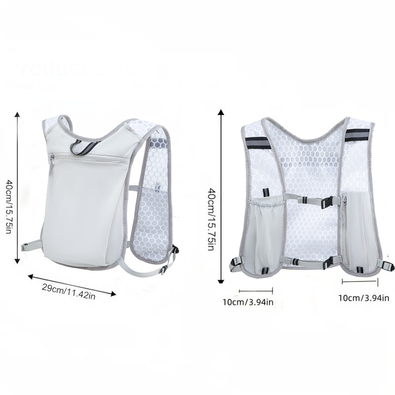 Planinski ruksak s reflektirajućim trakama – prozračan, vodootporan, ultralak, džep za bocu i mobitel