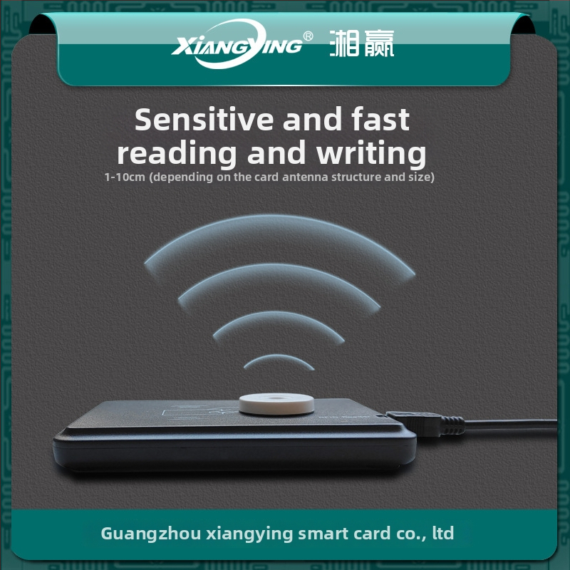 NFC čítač a zápisovač pre NTAG213/215/216, 13,56 MHz, dosah 3–10 cm, čas čítania 0,1 s