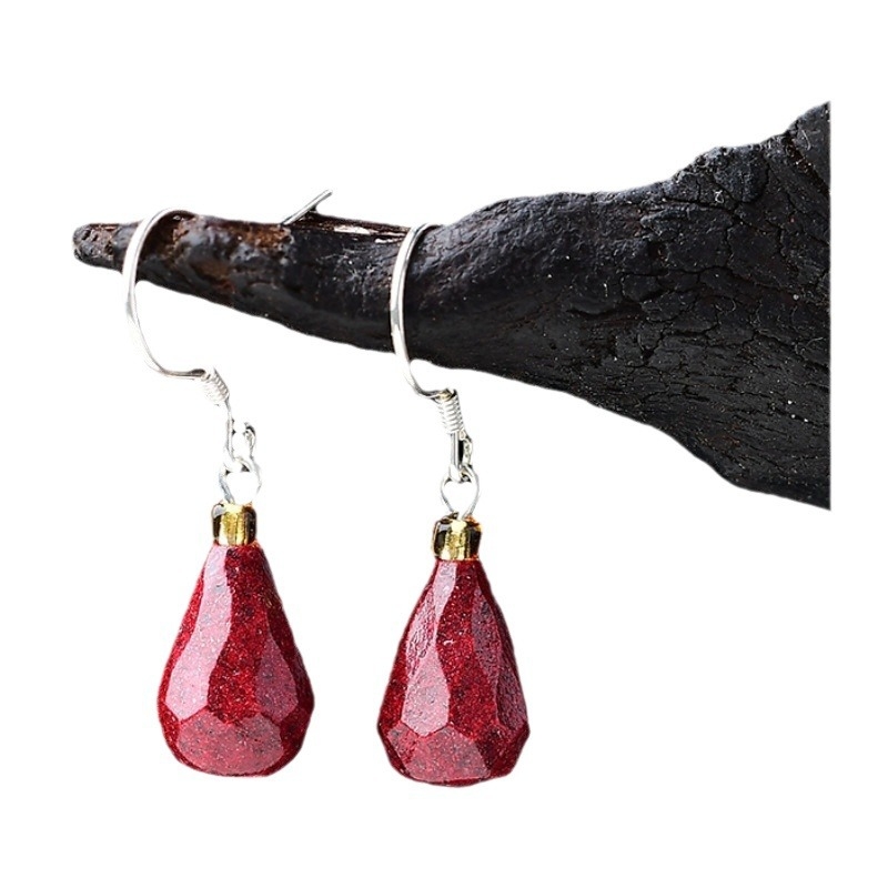 Dianrun Jewelry 925 Ασημένια σκουλαρίκια σε σχήμα σταγόνας – Λεπτή Πολυτέλεια, Unisex